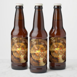 Integrität Abstrakte Kunst Bierflaschenetikett