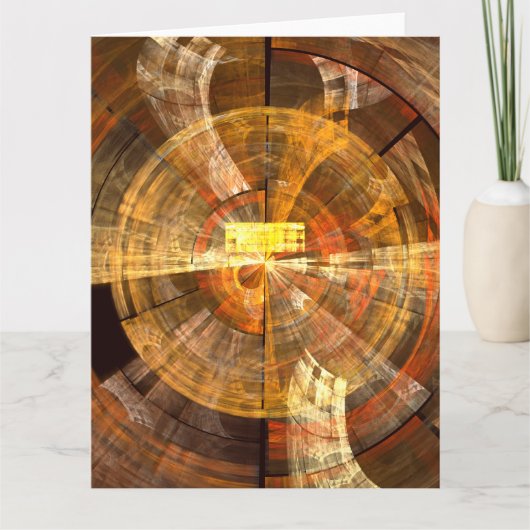 Integrität Abstrakte Kunst Dankeskarte (Vorderseite)