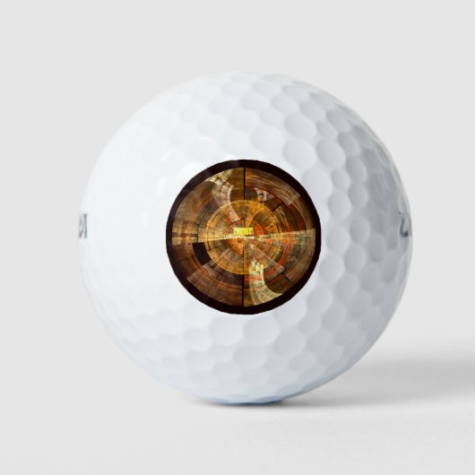 Integrität Abstrakte Kunst Golfball (Vorderseite)