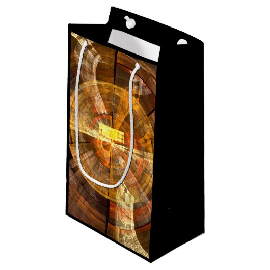 Integrität Abstrakte Kunst Kleine Geschenktüte (Vorderseite Schrägansicht)