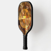 Integrität Abstrakte Kunst Pickleball Schläger (Links)