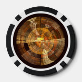 Integrität Abstrakte Kunst Pokerchips (Rückseite)