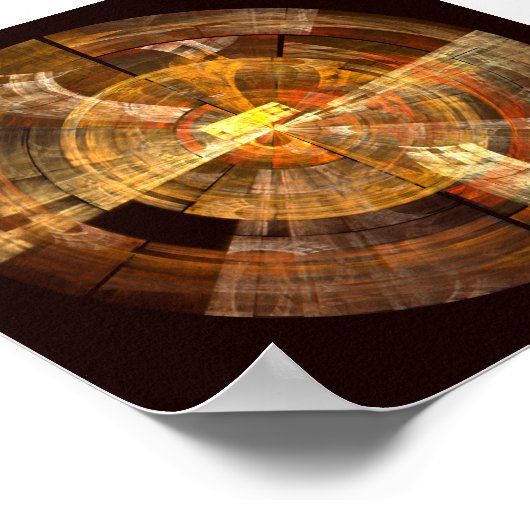 Integrität Abstrakte Kunst Poster (Ecke)