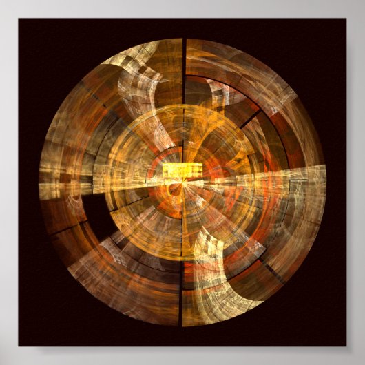 Integrität Abstrakte Kunst Poster (Vorne)