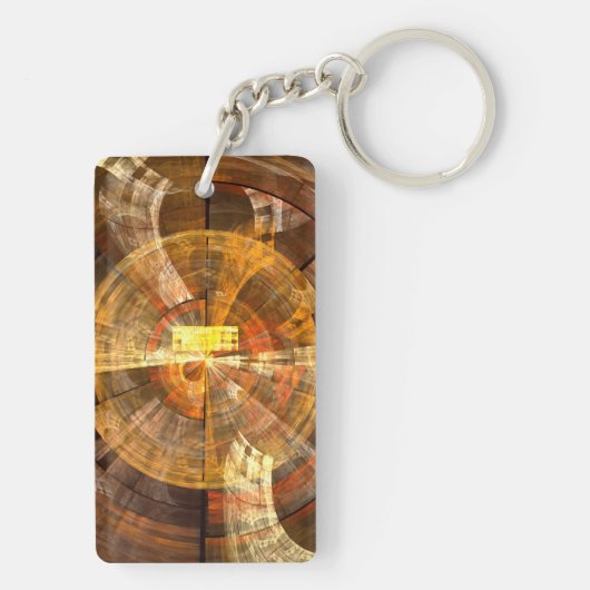 Integrität Abstrakte Kunst Schlüsselanhänger (Rückseite)