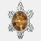 Integrität Abstrakte Kunst Schneeflocken Zinn-Ornament (Rechts)