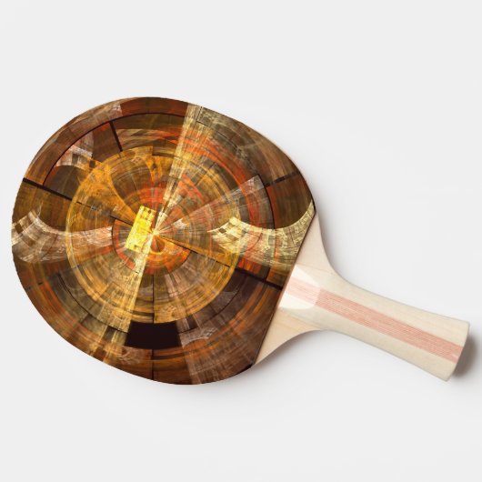 Integrität Abstrakte Kunst Tischtennis Schläger (Seitenansicht)