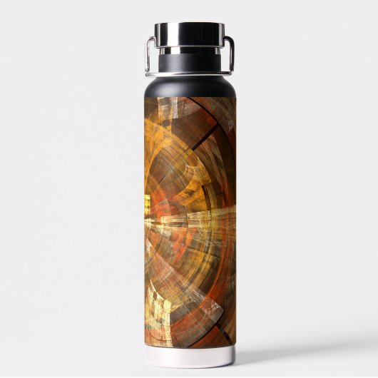 Integrität Abstrakte Kunst Trinkflasche (Rückseite)