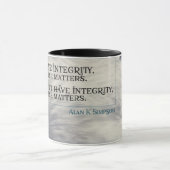 Integrität besitzen tasse (Zentrum)