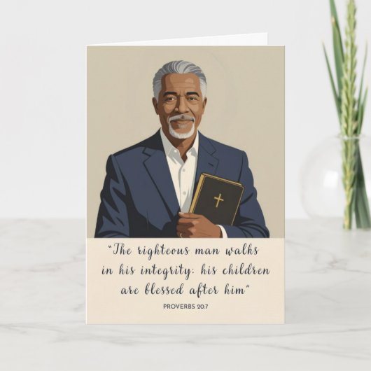 Integrität des Vatertagskarten Feiertagskarte (Vorderseite)