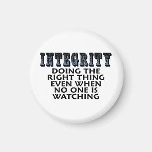 Integrität: Handeln des Richtige selbst wenn… Magnet