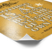 Integrität Ihres eigenen Geistes Fotodruck (Ecke)