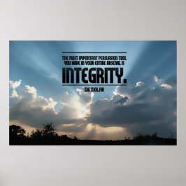 Integrität Inspiration Poster Print