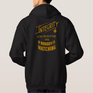 Integrität mit Kapuze Hoodie