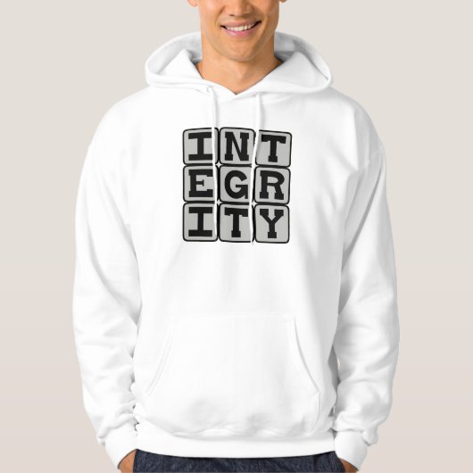 Integrität, Motivierend Hoodie (Vorderseite)