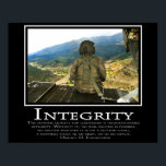 Integrität Poster<br><div class="desc">Herzlich Willkommen im Shop Inspirational Posters! Wir verkaufen eine große Auswahl an hochwertigen Plakaten mit wunderschönen Fotos, gepaart mit inspirierenden Zitaten, die perfekt für das Büro, das Klassenzimmer, Zuhause und mehr sind! Die Plakate sind bis zu 19 x 15 Zoll groß, können aber in verschiedenen Größen, wie z.B. 11 x...</div>
