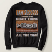 INTEGRITÄT SWEATSHIRT (Design Rückseite)