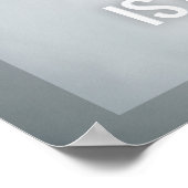 Integrität. USA-Flagge Poster (Ecke)