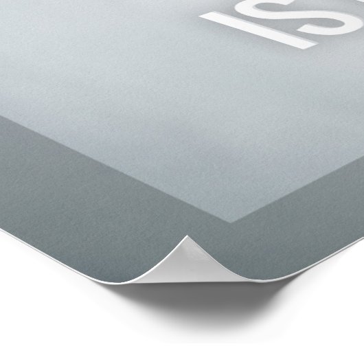 Integrität. USA-Flagge Poster (Ecke)