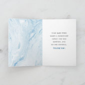 Integrität, Verpflichtung zur Exzellenz Dankeskarte (Innenseite)