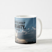 Integritäts-Inspirational Tasse (VorderseiteRechts)