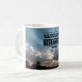Integritäts-Inspirational Tasse (Vorderseite Links)