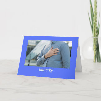 Integritäts-Karte Karte