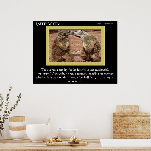 INTEGRITÄTSSPEICHER 3 POSTER (Küche)