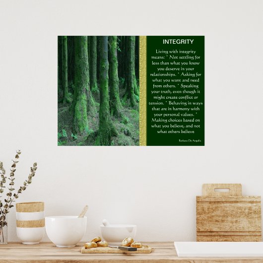 INTEGRITÄTSSPEICHER 9 POSTER (Küche)