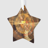 Integrity Abstrakt Art Acrylic Star Ornament (Vorderseite)
