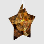 Integrity Abstrakt Art Acrylic Star Ornament (Vorderseite)