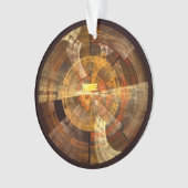 Integrity Abstrakt Art Acrylkreis Ornament (Vorderseite)
