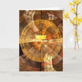 Integrity Abstrakt Art Grußkarte Karte (Gelbe Blume)