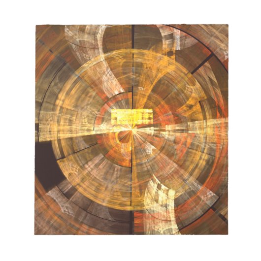 Integrity Abstrakt Art Notepad Notizblock (Vorderseite)