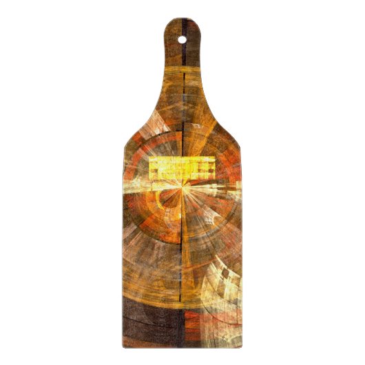 Integrity Abstrakt Art Paddle Schneidebrett (Vorderseite)