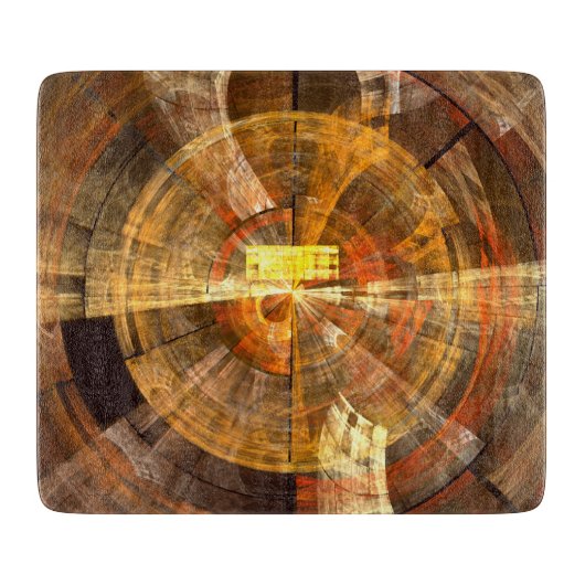Integrity Abstrakt Art Rectangle Schneidebrett (Vorderseite)