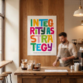 Integrity As Strategy Poster – Typography Print