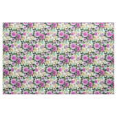 INTEGRITY Lila Minze Gold Floral Stoff (Yard (91,4 cm))