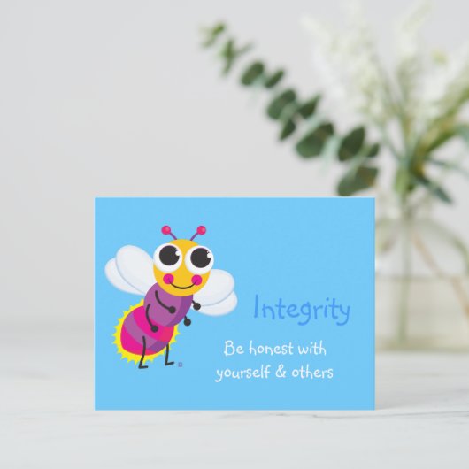 Integrity Niedlich Firefly Postkarte (Stehend Vorderseite)