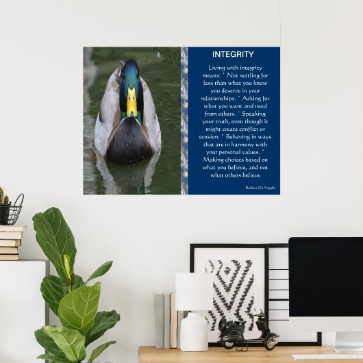 INTEGRITY Posters Poster (Heimbüro)