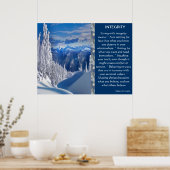 INTEGRITY Posters Poster (Küche)