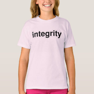 Integrity Text T-Shirt - Ehrlich und Empowerment v