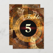 Integrity Tischnummer Postkarte (Vorne/Hinten)