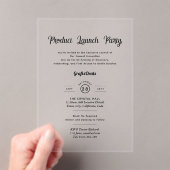 Intel Clear Product Launch Corporate Events Chic Acryleinladungen (Insitu (Handheld))