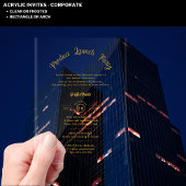 Intel Clear Product Launch Corporate Events Chic Acryleinladungen