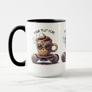 INTELECTUELLER KAFFEE IN EINEM SKATER TASSE