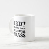 Intellectual Badass Kaffeetasse (Vorderseite Links)