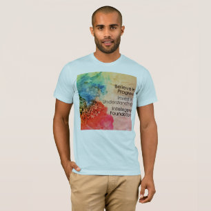 Intellegere Grundlage glauben laufendes. T-Shirt
