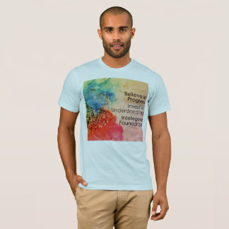 Intellegere Grundlage glauben laufendes. T-Shirt