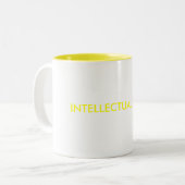 INTELLEKTUELLE HÄRTE Tasse (Vorderseite Links)